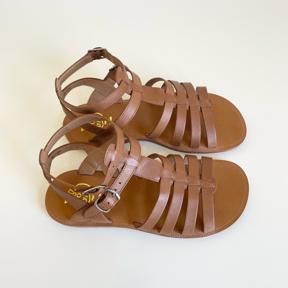 Pom D’Api Plagette Gladiator Sandals Camel, Size 37 - Worn Once